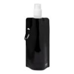 opvouwbare r-pet sportfles carabol 500 ml - zwart