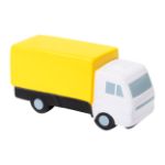 antistress in de vorm van een vrachtwagen - geel