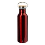 rss fles nanga 750 ml met bamboe draagdeksel - rood