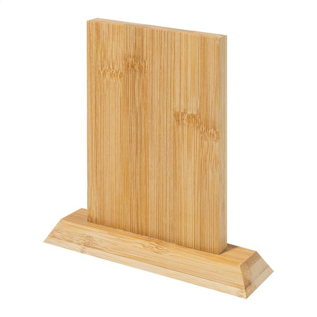 rechthoekige bamboe trofee trobo in geschenkdoos