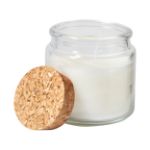 vanille geurende plantaardige waskaars 16u branden