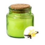 vanille geurende plantaardige waskaars 16u branden - groen