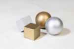 kubusvormige metallic afwerking antistress