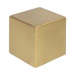 kubusvormige metallic afwerking antistress - goud