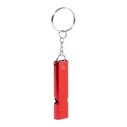 ralu fluitje met sleutelhanger hiss - rood
