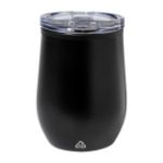 rss dubbelwandige thermocup poppy 350 ml - zwart