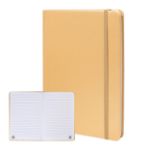 rpu notebook oropuk a5 metallic afwerking 100 vel - goud
