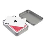 klassieke speelkaarten spades in blikken doosje