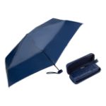 handmatige mini r-pet paraplu fractus met hardcase - marine