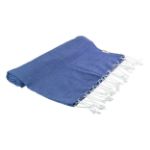 recycled katoenen pareo strandlaken aruba - marine