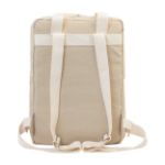 recycled canvas rugzak rekan met rits hoofdvak