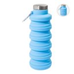 inklapbare siliconenfles colsip 500 ml rvs deksel - blauw