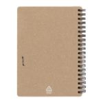 spiraal notebook balsamea met recycled papier