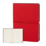 rpu a6-notebook strappuk horizontale rubberen band - rood