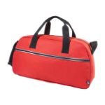 r-pet sporttas draper met reflecterende strips - rood