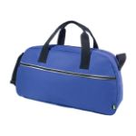 r-pet sporttas draper met reflecterende strips - blauw