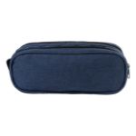r-pet pen case dubsten ritssluiting met 2 vakken