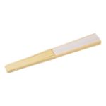 r-pet handwaaier met houten ribben repper