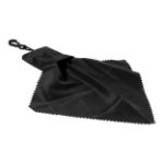 r-pet reinigingsdoekje maat: 15 x 15 cm cleango - zwart