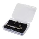 compacte set reparatie bril clearsight r-pet doek - zwart