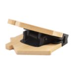 huisvormige koelkastmagneet en clip bamboe casacli