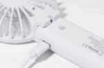 rabs oplaadbare handventilator met instelbare hoek