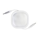 rabs en ralu 60w usb-c laderkabel cabsle plus - wit