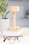 bamboe tafellamp lumboo met 24 led's lichtmodi