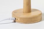 bamboe tafellamp lumboo met 24 led's lichtmodi