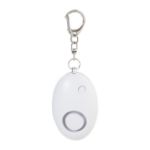 rabs persoonlijke alarmsleutelhanger met led guard - wit
