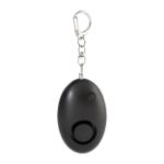 rabs persoonlijke alarmsleutelhanger met led guard - zwart