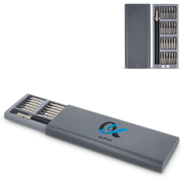 24-in-1 precisie schroevendraaierset met organizer