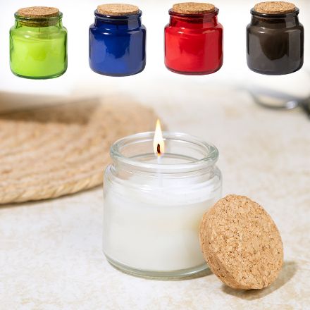 vanille geurende plantaardige waskaars 16u branden