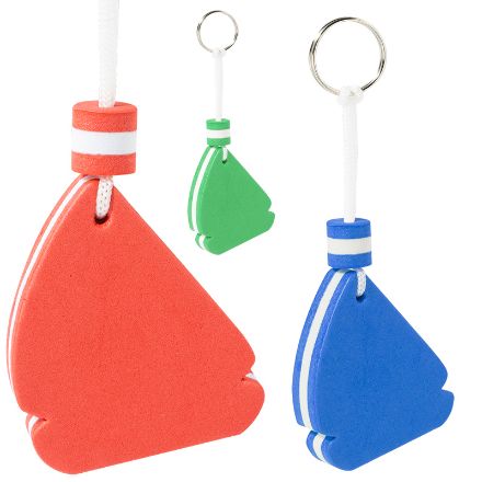 zeilbootvormige drijvende eva-sleutelhanger velant