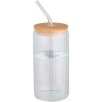 500 ml enkelwandige drinkfles van borosilicaatglas