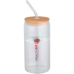 500 ml enkelwandige drinkfles van borosilicaatglas