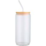 500 ml enkelwandige drinkfles van borosilicaatglas