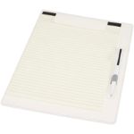 clast a4 klembord met magnetische sluiting en pen - wit
