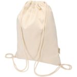 180 g/m2 recycled katoenen trekkoordtas 5 liter