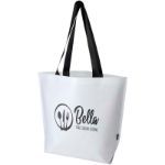 duo recycled dubbelgelamineerde oversized tas
