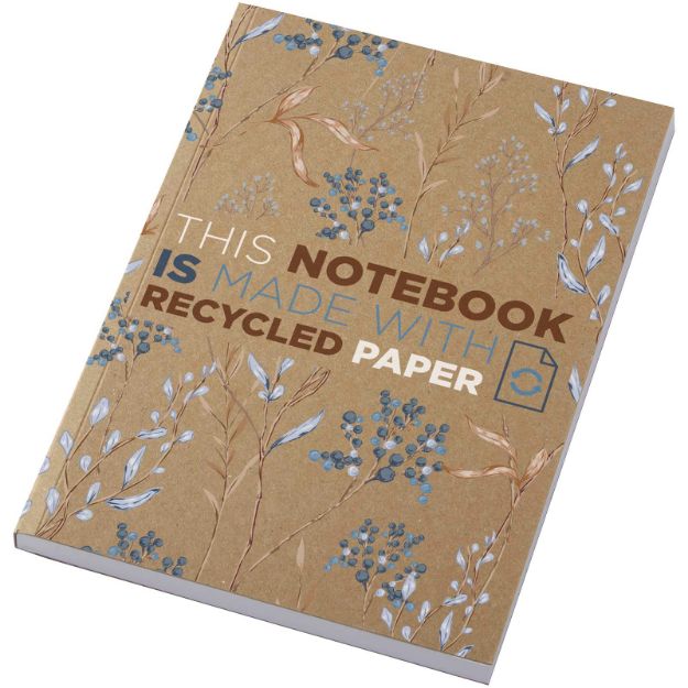 100 vellen a5 recycled notitieboek zachte cover