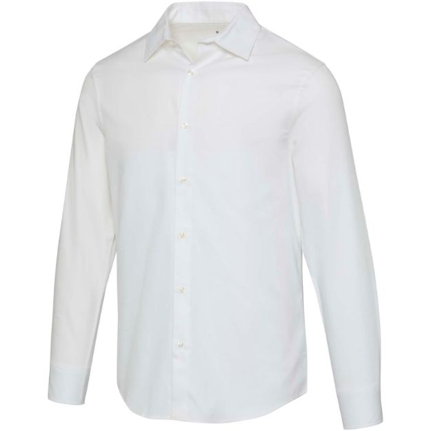citrine twill herenoverhemd met lange mouw xs-3xl