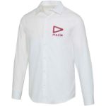 citrine twill herenoverhemd met lange mouw xs-3xl
