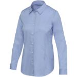 citrine twill damesshirt met lange mouwen xxs-xxl