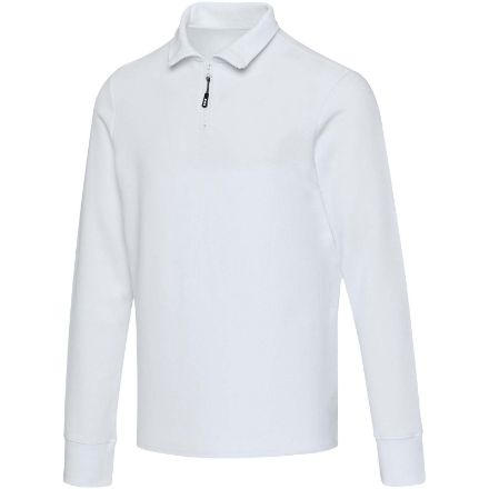 zeus uniseks halfzip poloshirt lange mouw 4xs-3xl