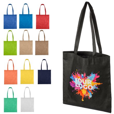 gerecyclede non-woven (80 gsm) draagtas vian