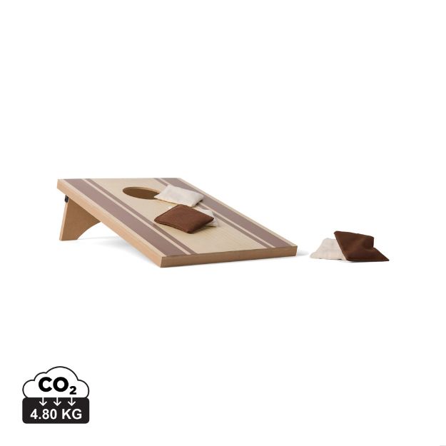 vinga cornhole spel tijdloos ontwerp aardetinten