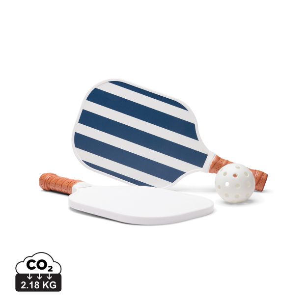 vinga lagoa pickleballset met 2 rackets en een bal