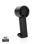 twist rcs herlaadbare draagbare ventilator - zwart