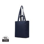 vinga hilo aware™ recycled canvas tas met rits - marine